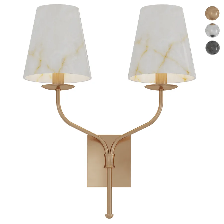 Mirevaux Alabaster Wall Sconce - Image 1