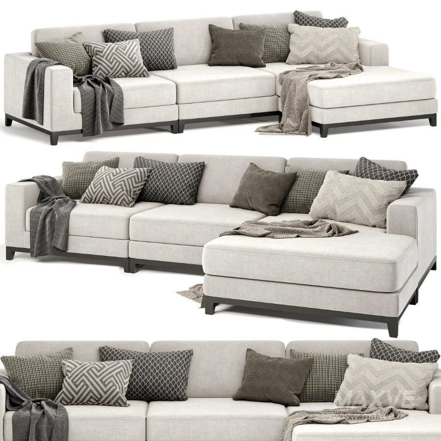Frankfurt modern chaise lounge - Image 3