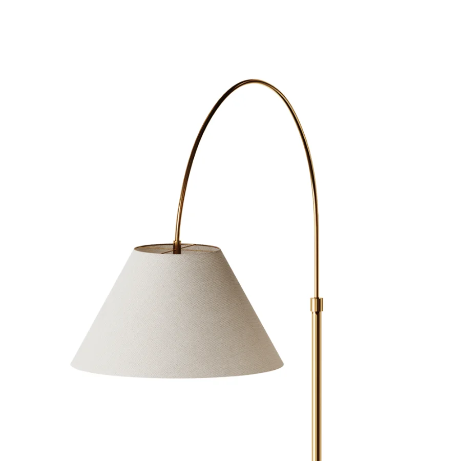 Sinclair Metal Arc Sectional Floor Lamp - Image 2
