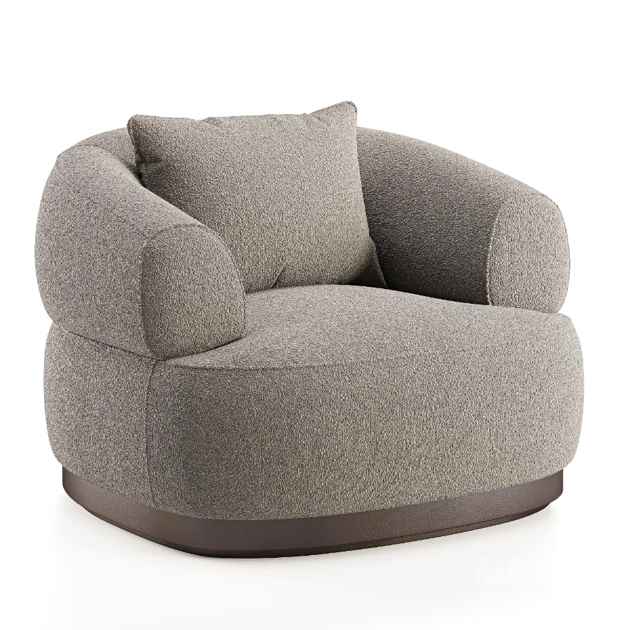 Amalfi Swivel Lounge Chair-Harbour - Image 2