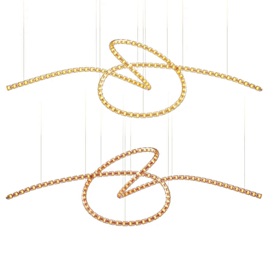 Gabriel Twist LED Chandelier - Image 5