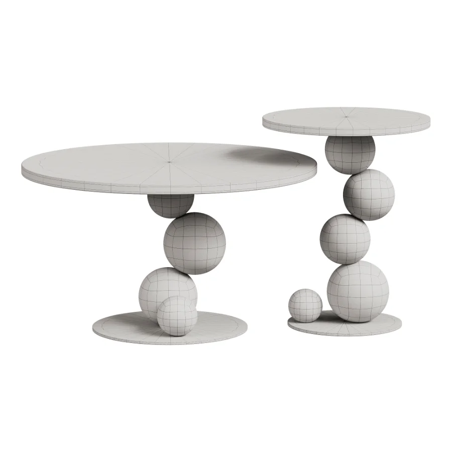 Coffee Table Cherry Set - Image 4