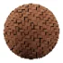 FB19 PBR Woven bamboo herringbone 4K - Thumbnail 5