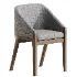 Upholstered wood side chair - Thumbnail 4