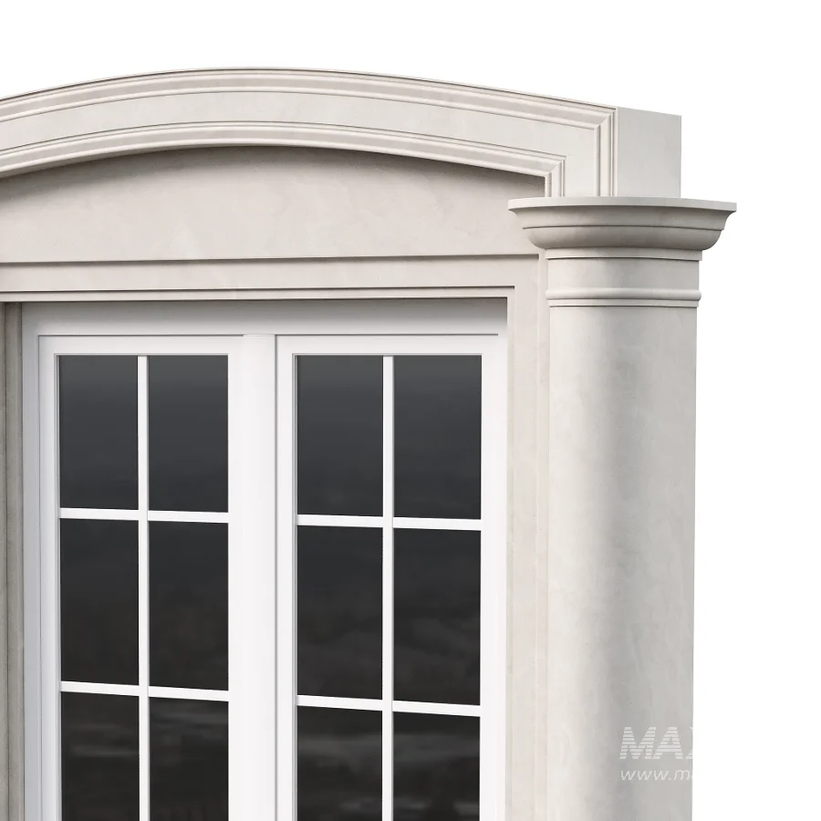 Architectural Classic Window 3D Model 14 - Image 7