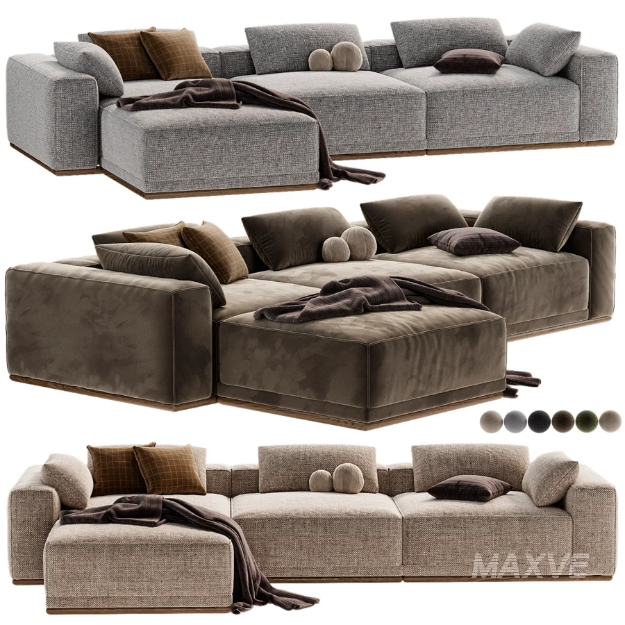 Yogi Sofa Chaise Sectional - Image 7