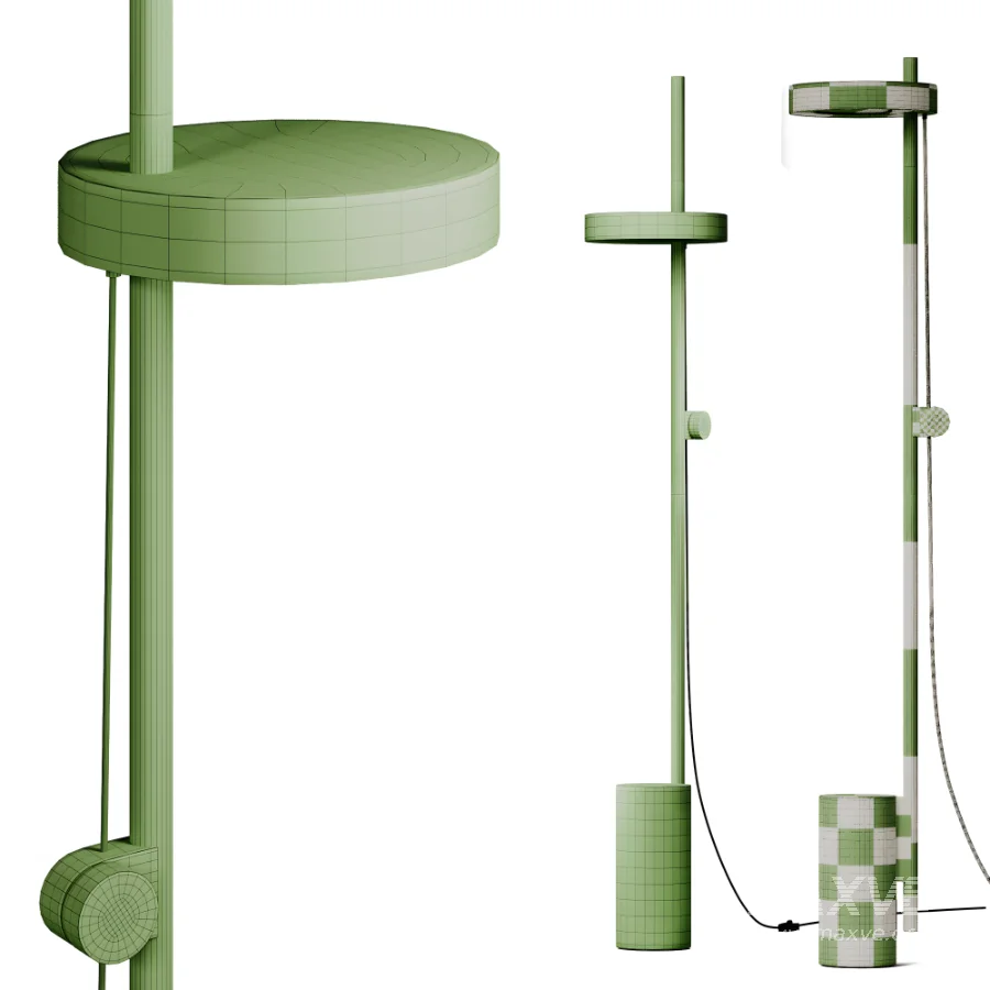 Rdgasp Cylinder Base Standing Floor Lamp - Image 3