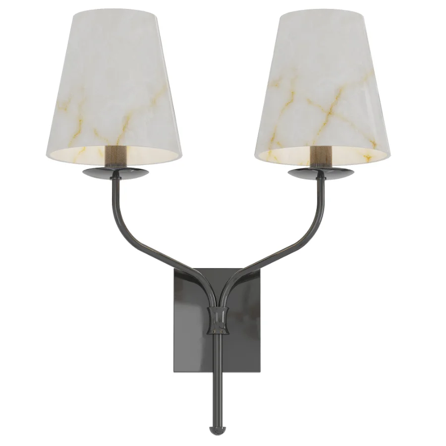 Mirevaux Alabaster Wall Sconce - Image 7