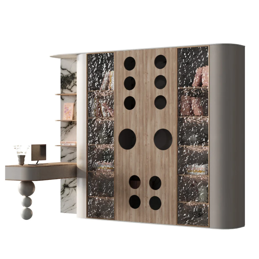 Wardrobe with Workspace 1 - Image 2