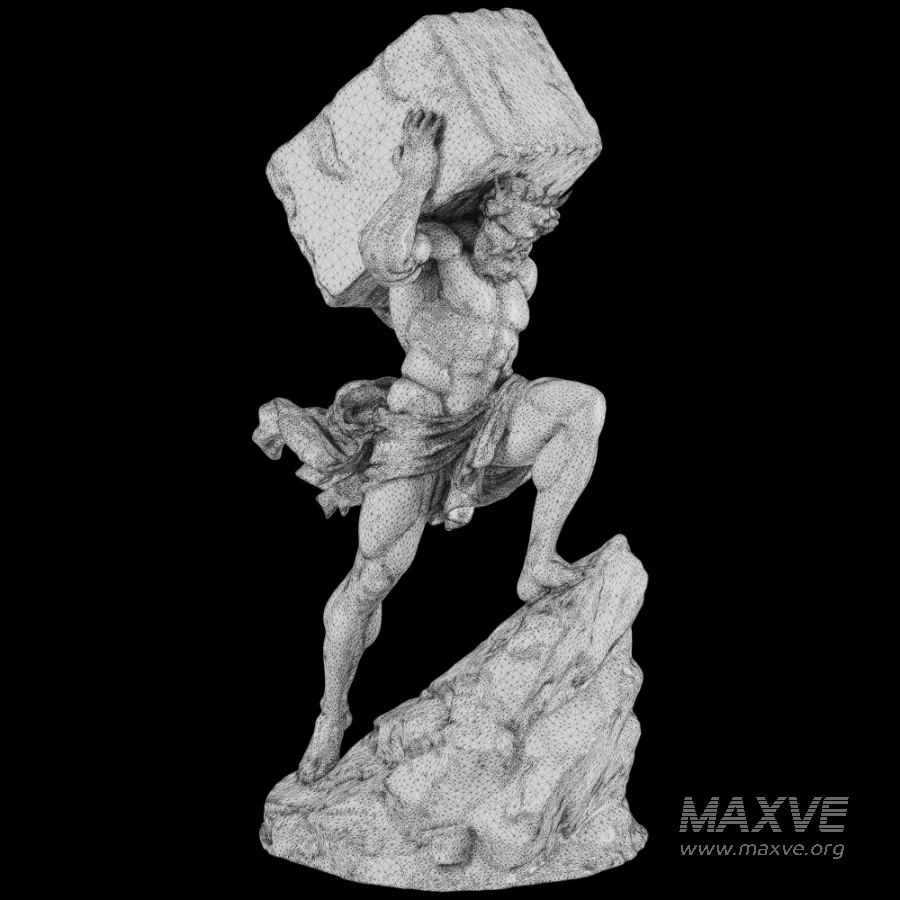 Atlas Burden Statue - Image 5