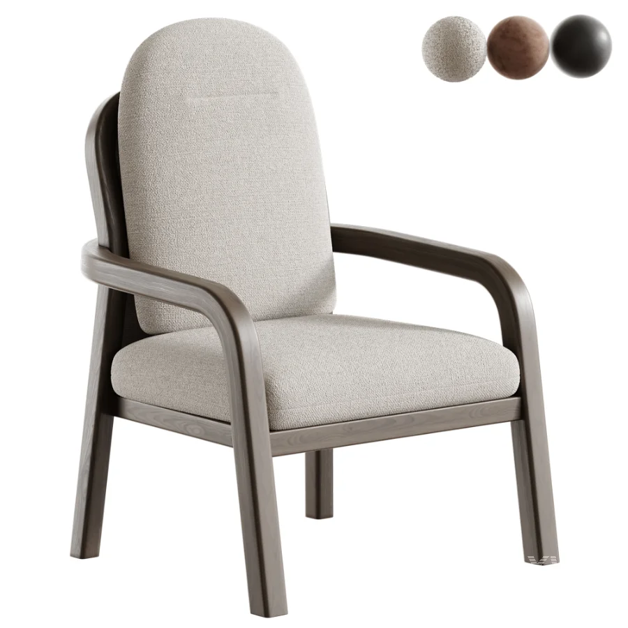 Lena High Club Armchair - Image 1