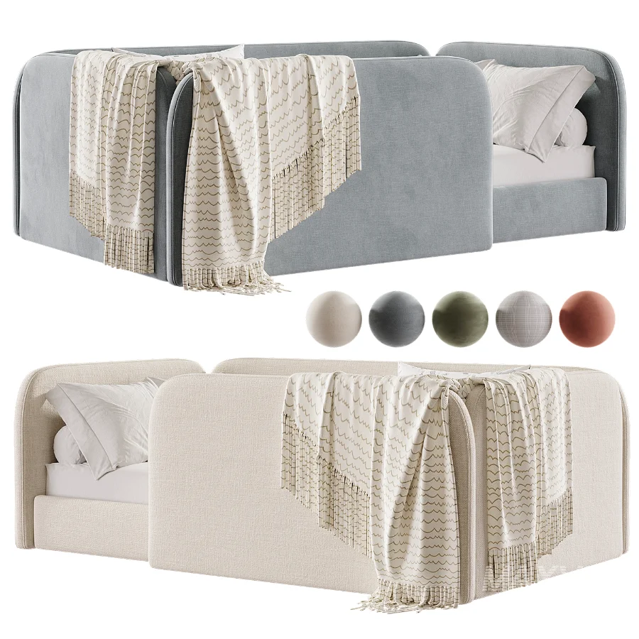 Montessori Upholstered Bed ALICANTE - Image 2