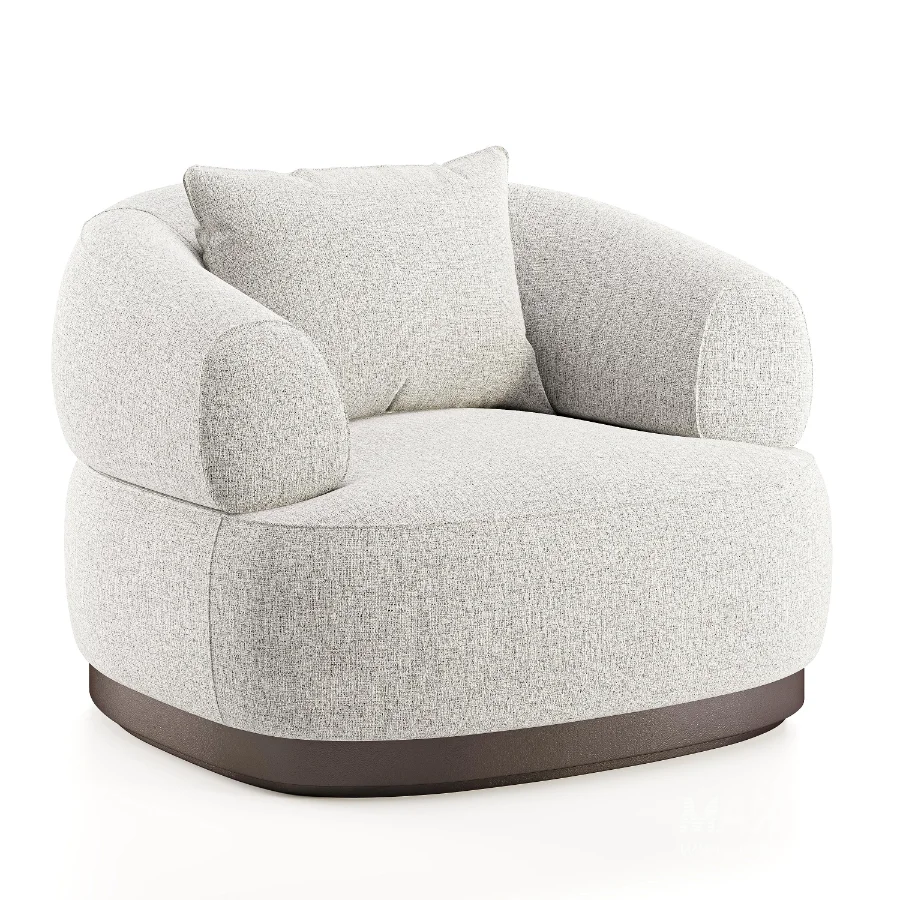 Amalfi Swivel Lounge Chair-Harbour - Image 3