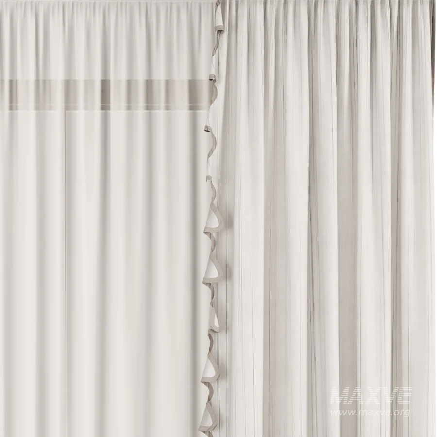 Silk and Cotton Curtain Set 125 - Image 4