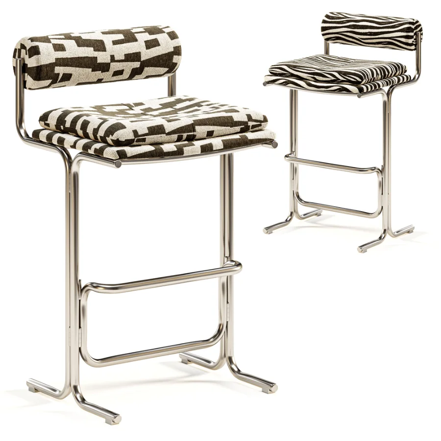 Bolster Bar Stool - Image 1