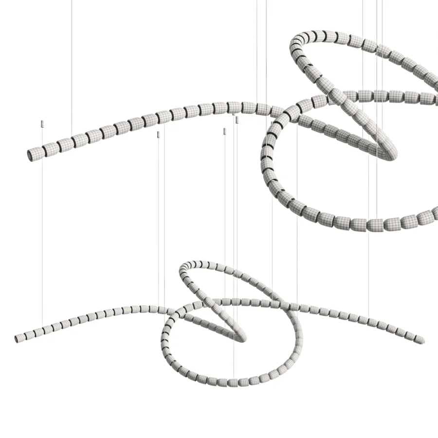 Gabriel Twist LED Chandelier - Image 6