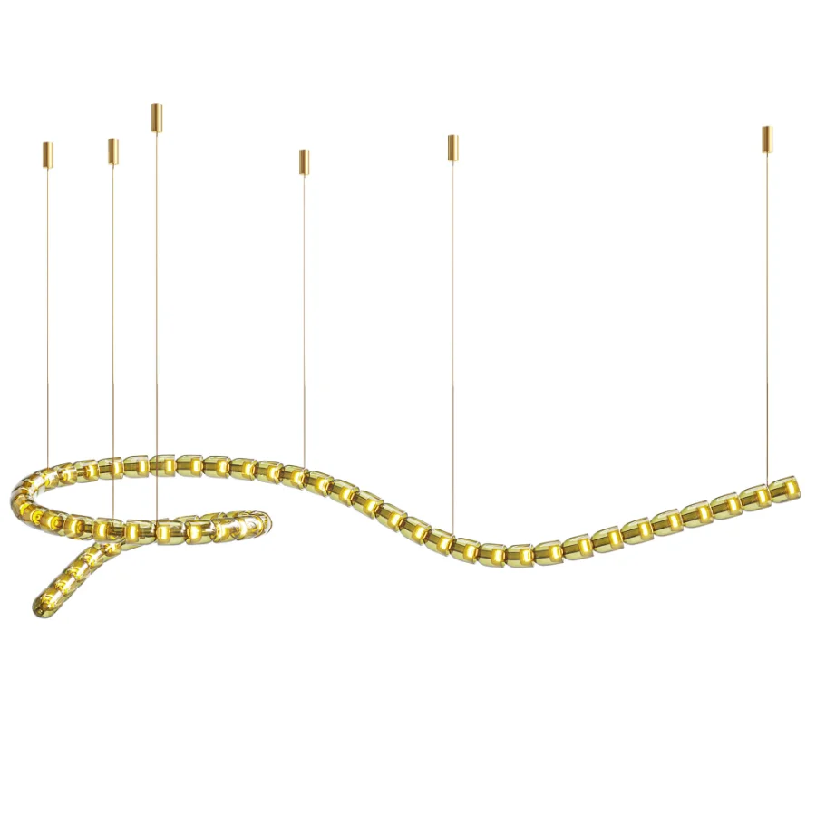 Gabriel Wave LED Chandelier - Image 1