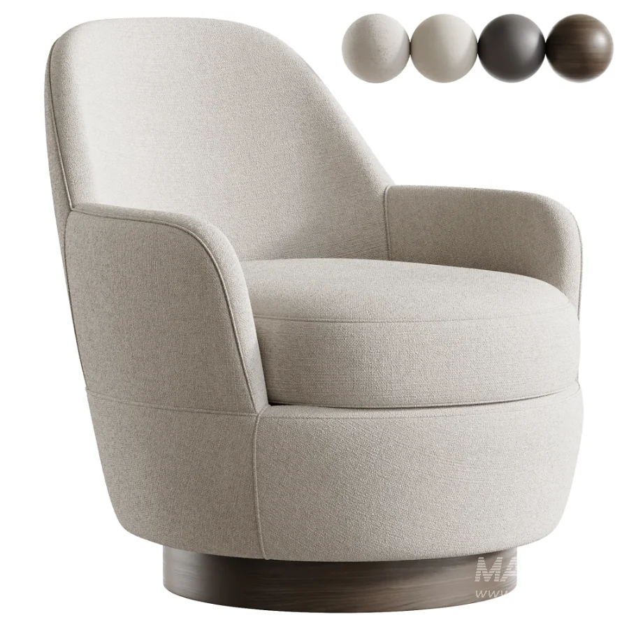 Jacques HIGH Armchair Swivel - Image 1