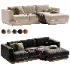 Tidal 2 Piece Sectional Sofa with Chaise Lounge - Thumbnail 1