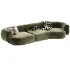 Contemporary Modern Hug Modular Sofa in Famiglia Fabric by Collector Studio - Thumbnail 1