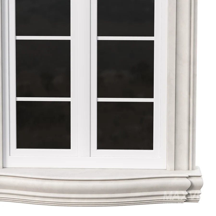 Architectural Classic Window 3D Model 17 - Image 4