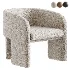 Modern Simple Style Solid Color Barrel Chair - Thumbnail 1