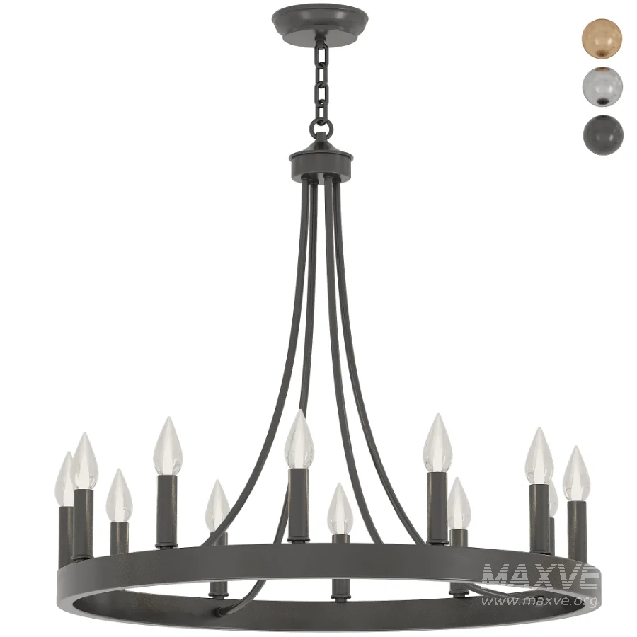 Hendon Wagon Chandelier - Image 2