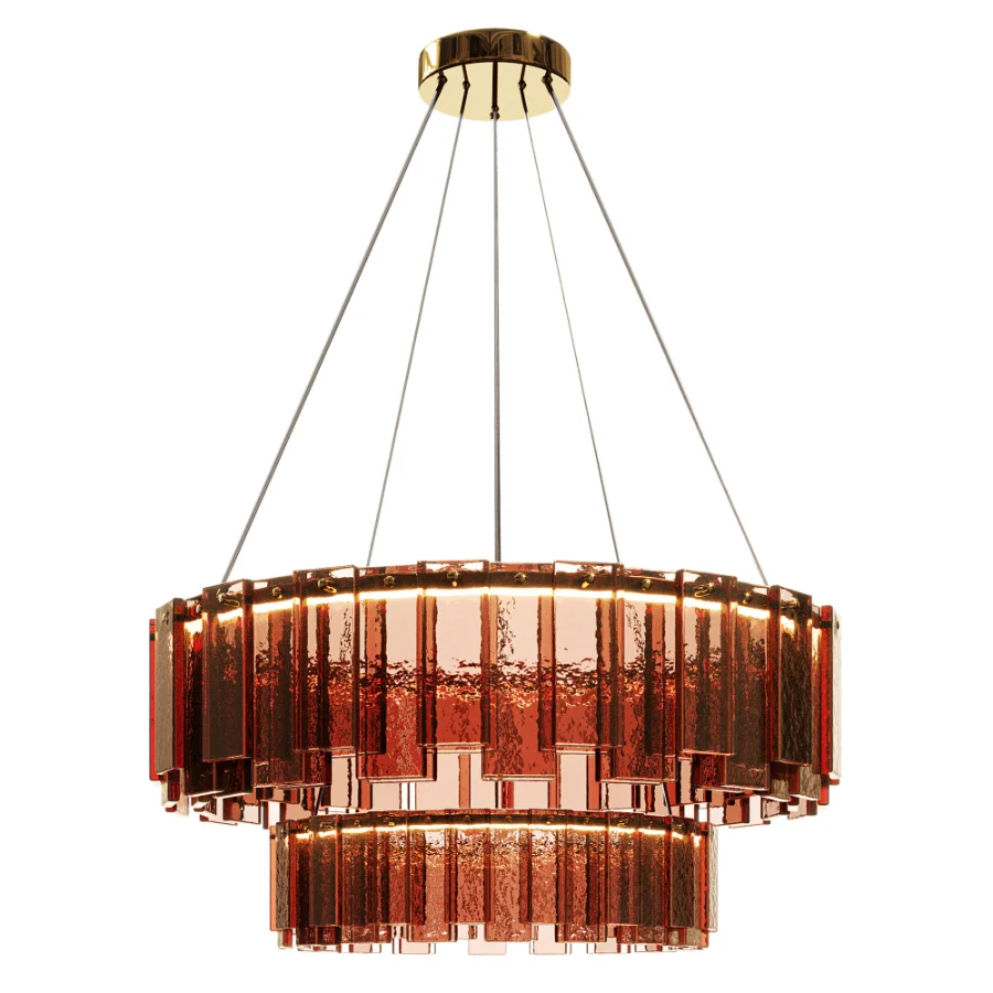 Celestial Alabaster Round Chandelier 2 - Image 2
