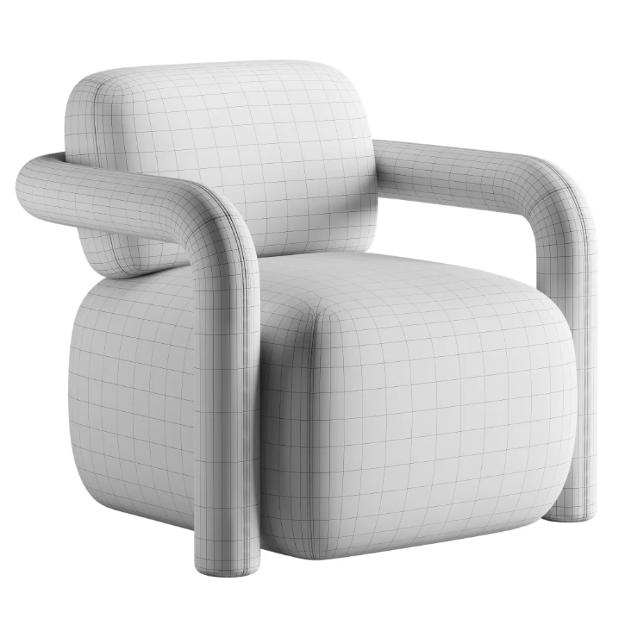 Hairpin Armchair - Image 6