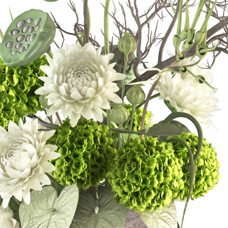 Bouquet of Flowers with Hydrangea 054 - Image 5