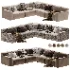 Morell 5 Piece Upholstered Reversible L Sectional - Thumbnail 7