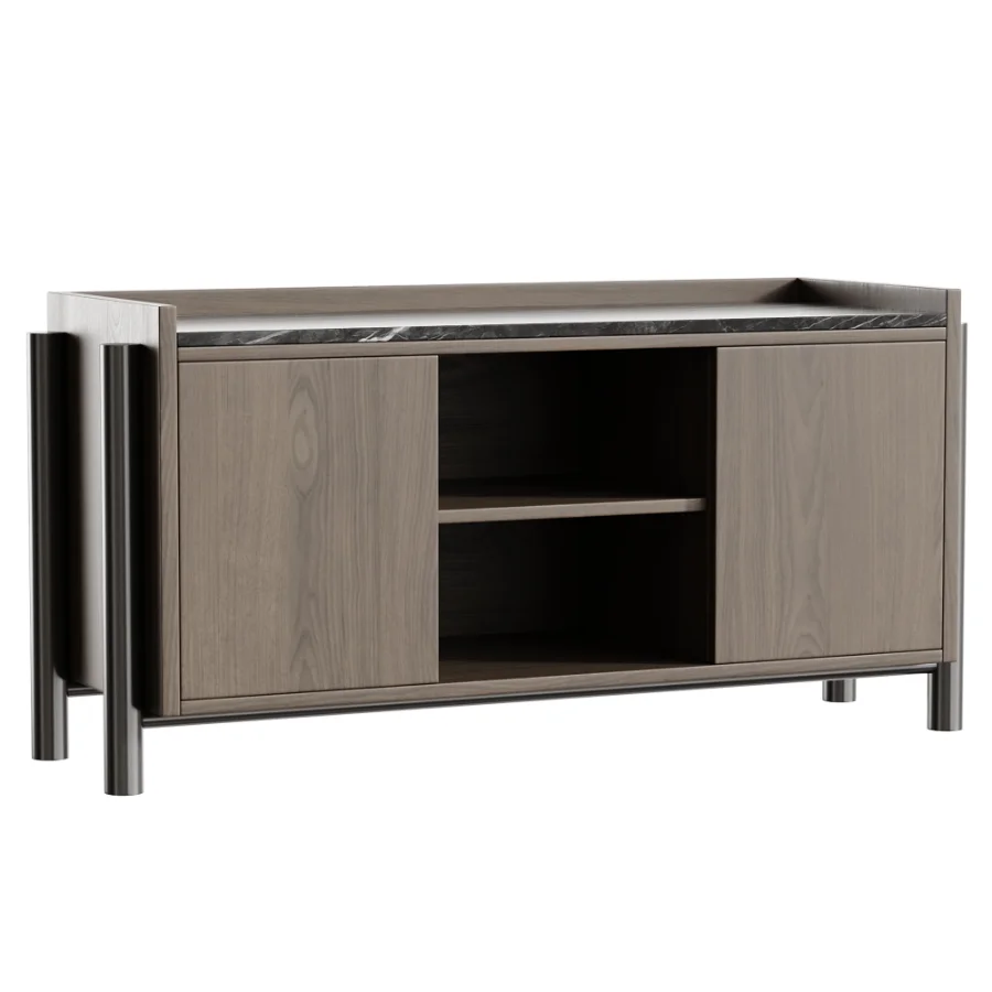 Steekla Credenza with Marble - Image 2