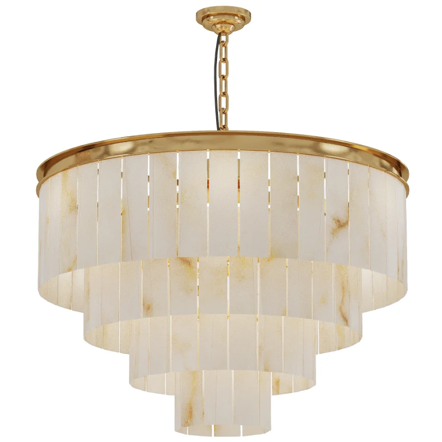 Afralia Marble Ceiling Chandelier - Image 1