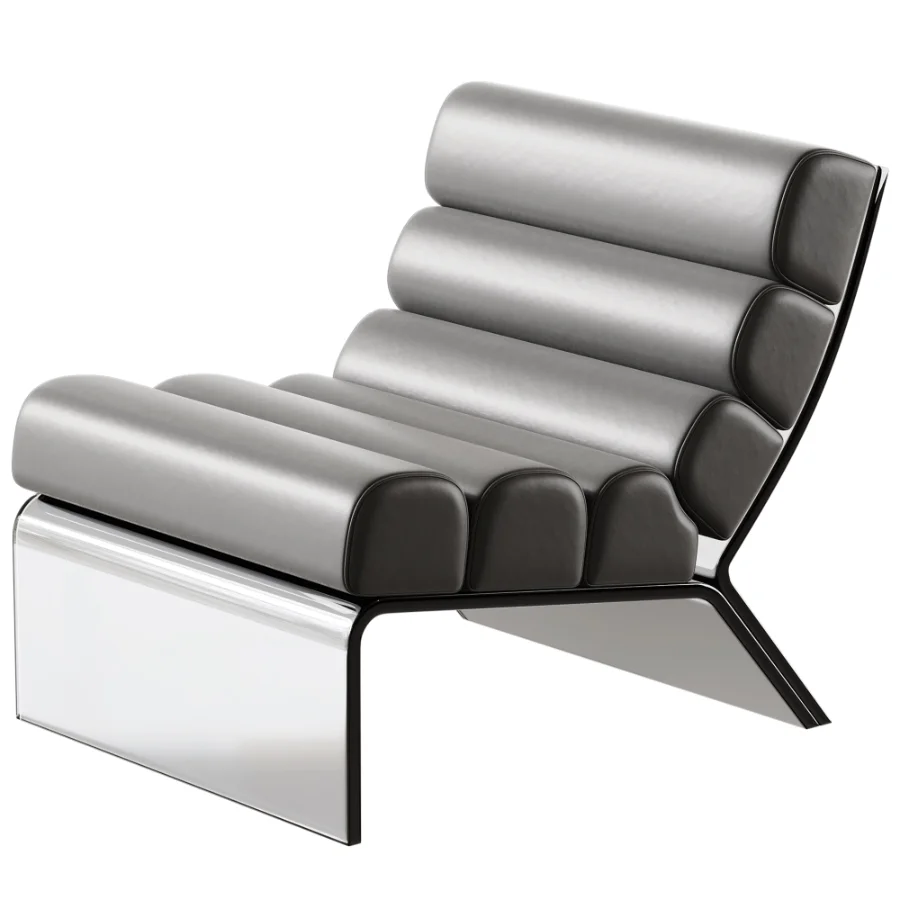 Brialle Boucle Upholstered Armless Accent Chair - Image 3