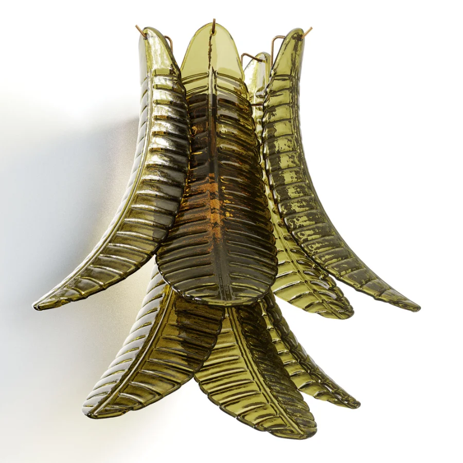 Murano glass wall lamp - Image 4