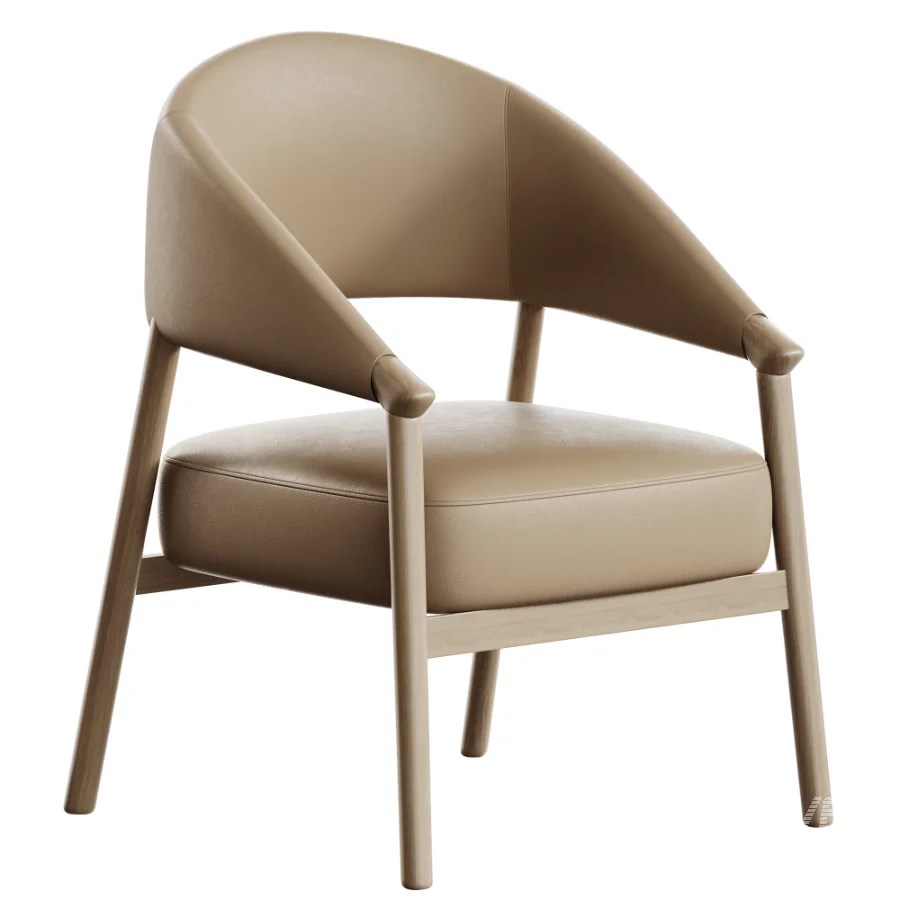 Japandi Accent Chair - Image 4