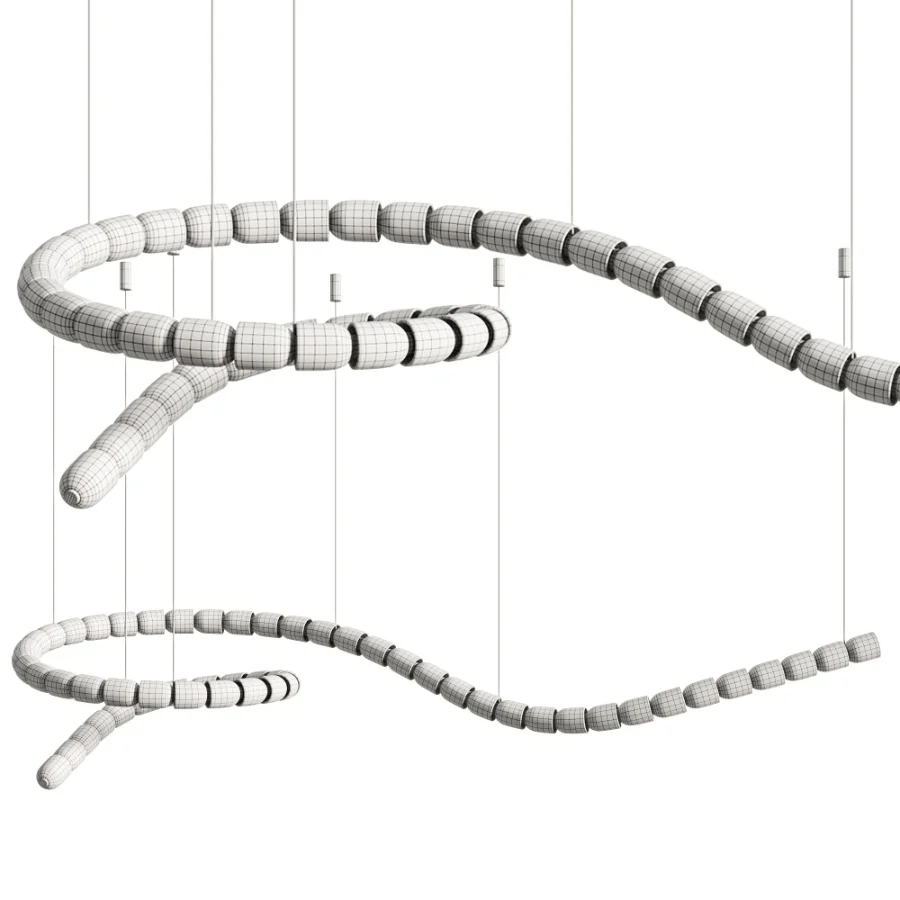 Gabriel Wave LED Chandelier - Image 4