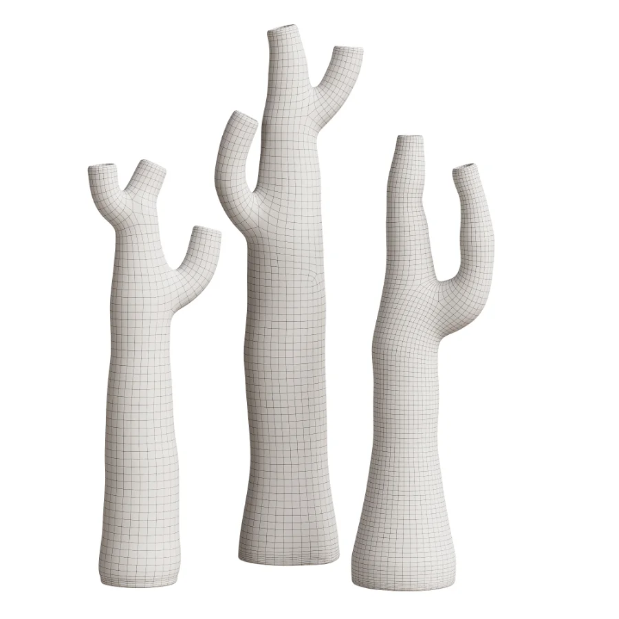 Minimalist Cactus Shaped Decorative Vases - Image 6