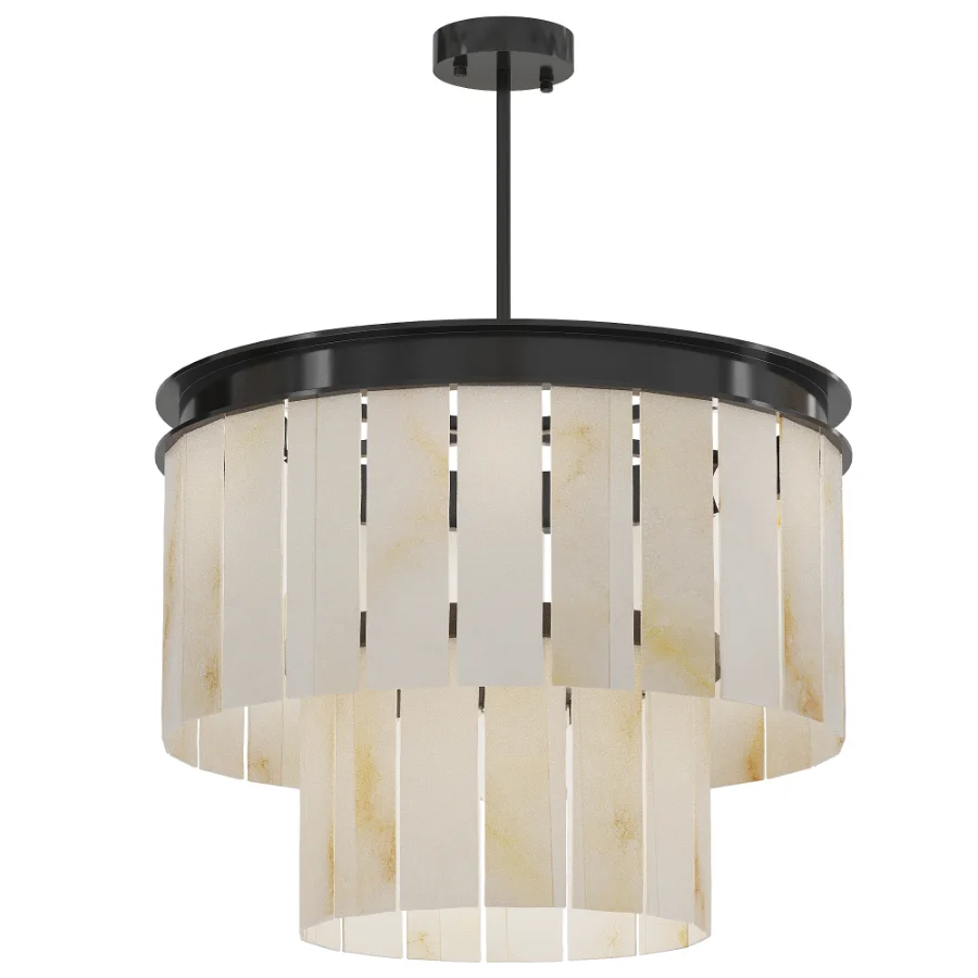 Afralia Marble Ceiling Chandelier Set3 - Image 4