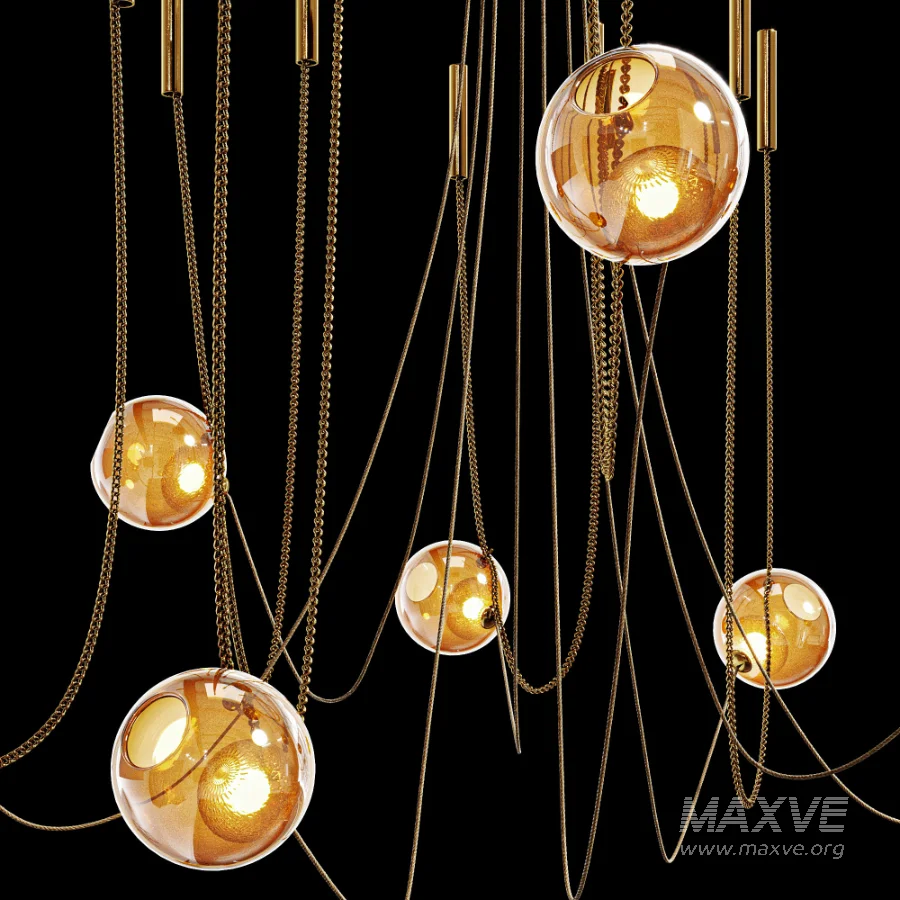 LAROSE GUYON ABYSSE 08 CHANDELIER - Image 8