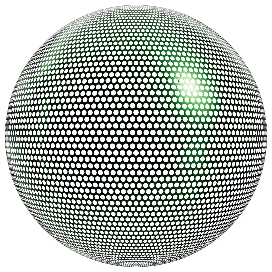 FB327 Metal Patterned circular steel | PBR | 6MAT | 4K - Image 6