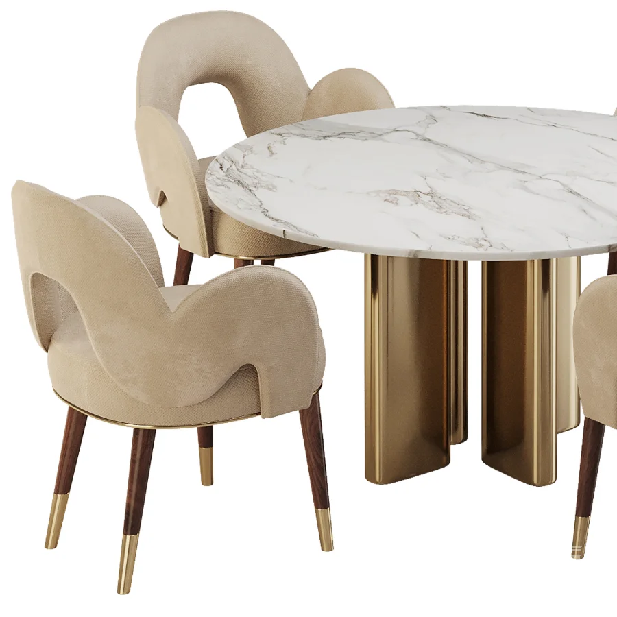 Dinning chair and table381 - Image 3