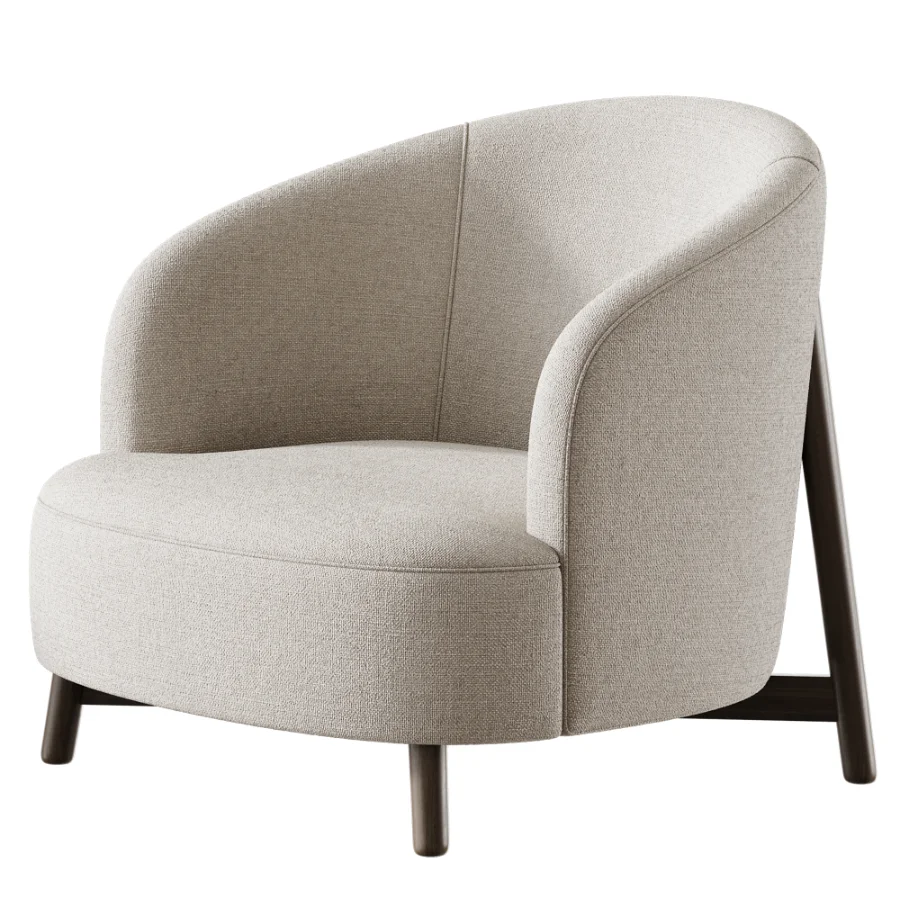 Copine Wood Porada Armchair - Image 2