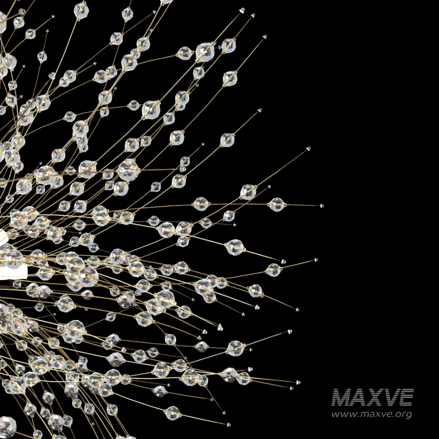Modern light crystal chandelier - Image 2
