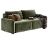 divan kartos velvet stone - Thumbnail 1