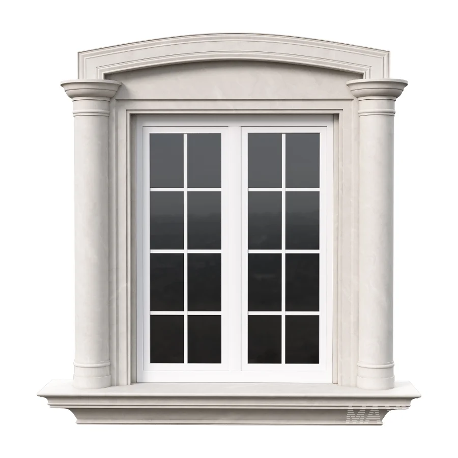 Architectural Classic Window 3D Model 14 - Image 6