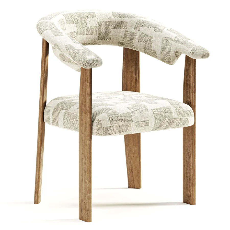 Afra Chair Upholstered by Baxter - Image 7