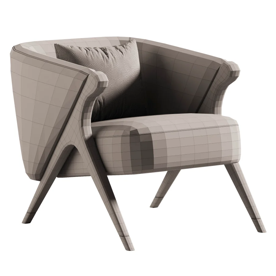 Pair of Mid Century Lounge Chairs - Image 2