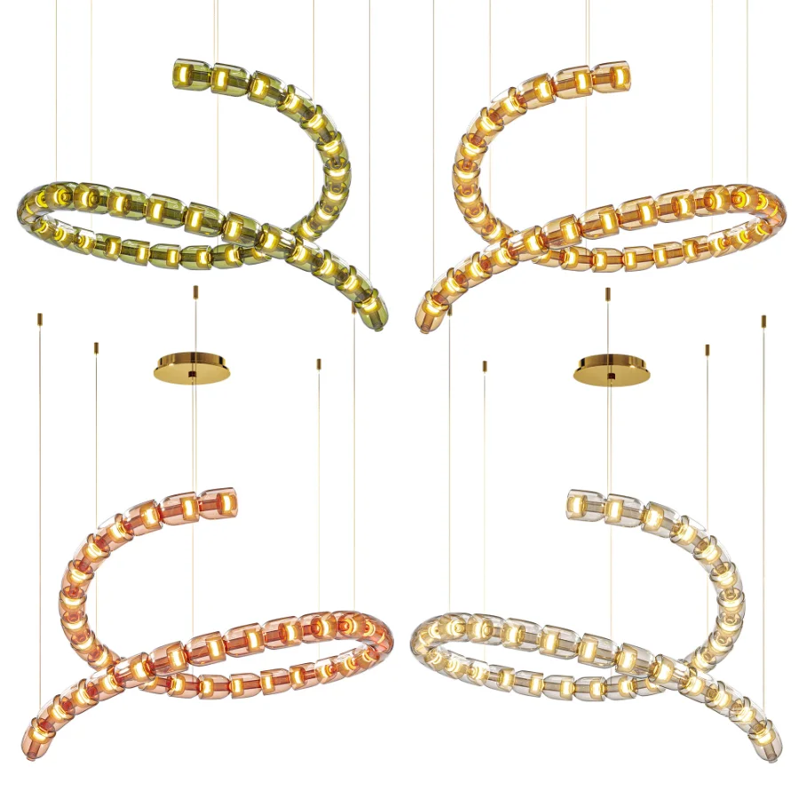 Gabriel Spiral Chandelier Led - Image 5