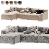 Morell 4 Piece Upholstered Modular Sofa - Thumbnail 3